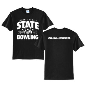 Sabers Bowling State Unisex Short Sleeve Tee-Black