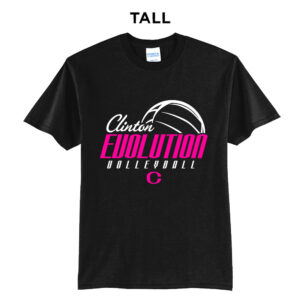 Clinton Evolution VB Tall Short Sleeve Tee-Black