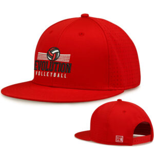 Clinton Evolution VB The Game Perforated GameChanger Snapback Cap-Red