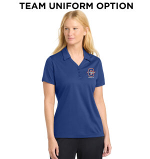 Camanche Golf Sport-Tek- Ladies PosiCharge Micro-Mesh Polo-True Royal TEAM UNIFORM OPTION