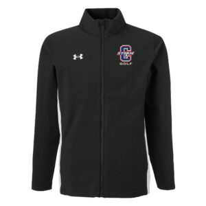 Camanche Golf Under Armour UA Rival Stretch Woven Men’s Full Zip-Black