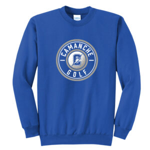 Camanche Golf Unisex Fleece Crewneck Sweatshirt-Royal