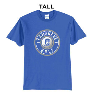 Camanche Golf Tall Short Sleeve Tee-Royal