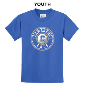 Camanche Golf Youth Short Sleeve Tee-Royal