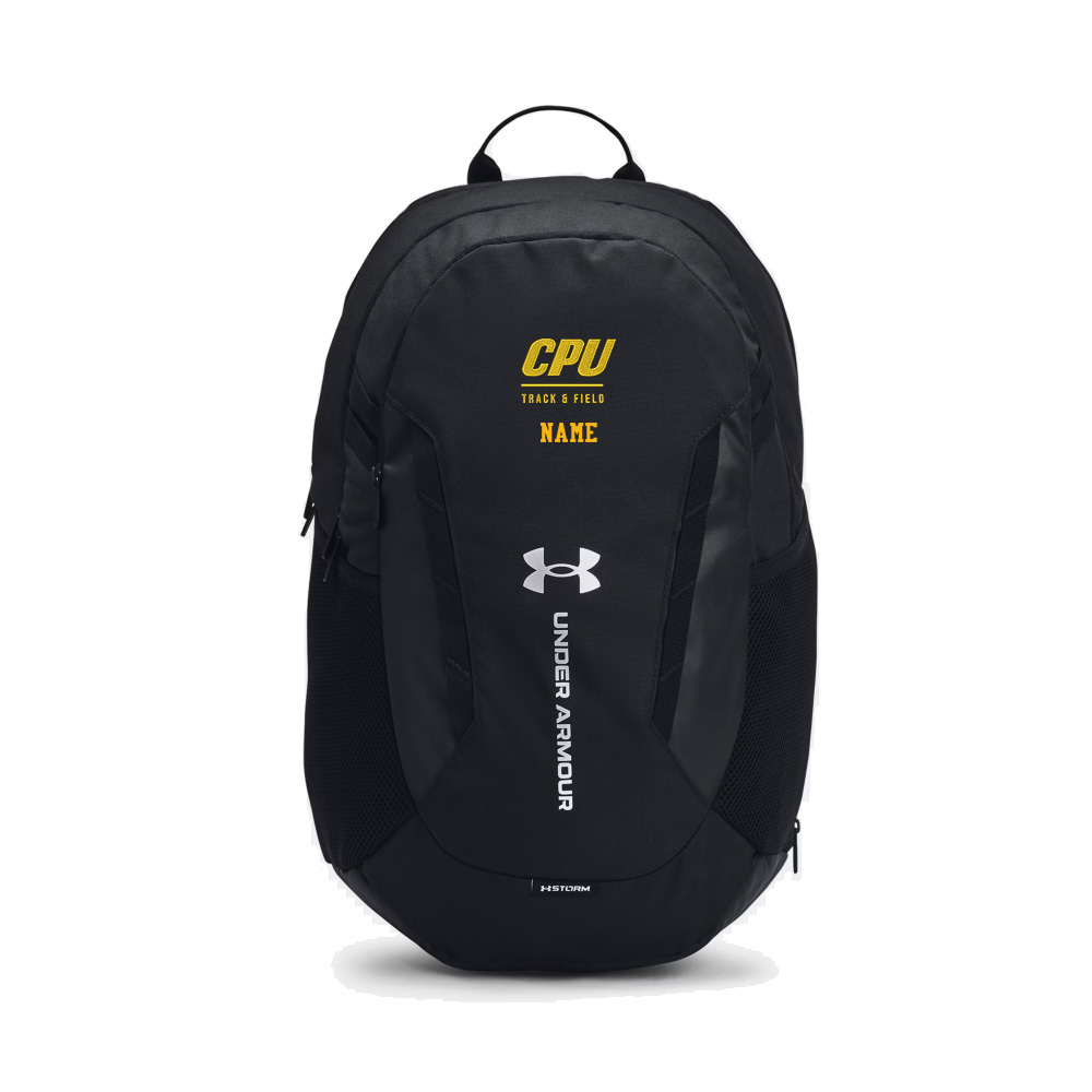 CPU Track Field Under Armour Hustle 6.0 Team Backpack - BLACK