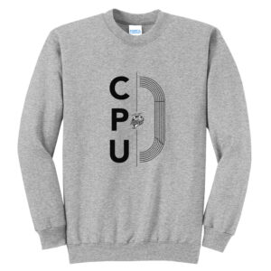 CPU Track Field Unisex Fleece Crewneck Sweatshirt-Athletic heather