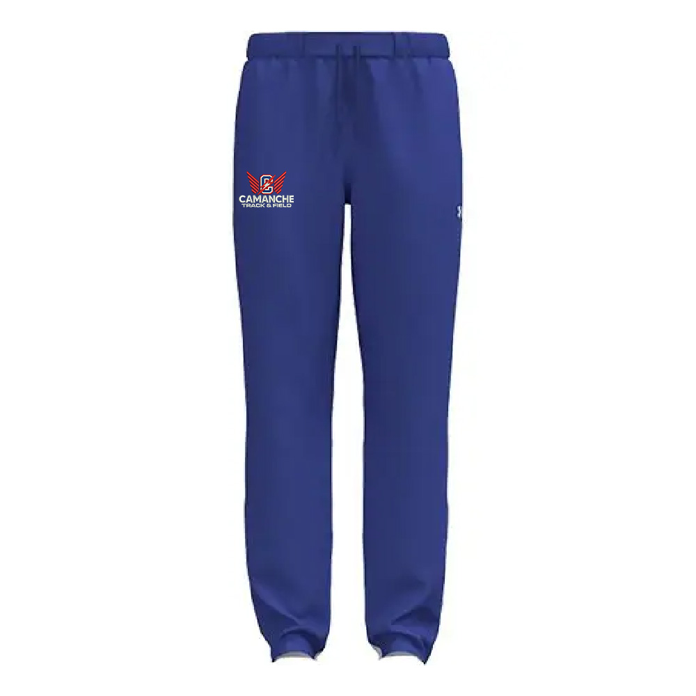 Camanche Track Field Under Armour Women's UA Rival Stretch Woven Pants-Royal/White