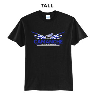 Camanche Track Field Tall Short Sleeve Tee-Black