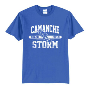 Camanche Track Field Unisex Short Sleeve Tee-Royal