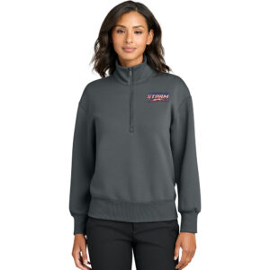 STORM Mercer and Mettle Women’s Soft Spacer 1/4-Zip-Storm Grey