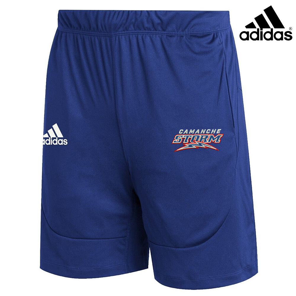 STORM Adidas Sideline 21 Knit shorts with pockets-Royal (L, XL, 2x)