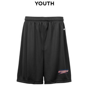 STORM Badger B-Core YOUTH 6 Inch Short-Black