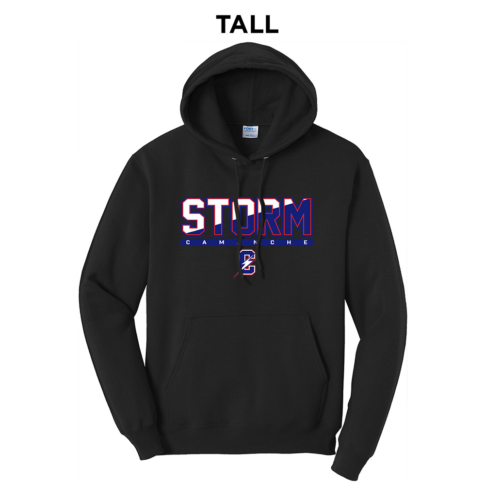 STORM Tall Fleece Hooded Sweatshirt-Black