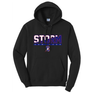STORM Unisex Fleece Hooded Sweatshirt-Black