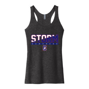 STORM Next Level Women’s Triblend Racerback Tank-Vintage Black