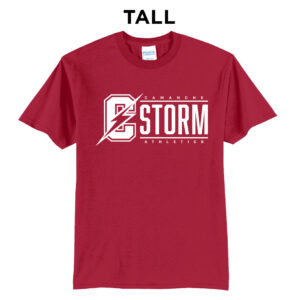 STORM Tall Short Sleeve Tee-Red