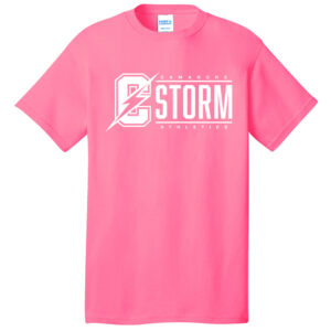 STORM Unisex Short Sleeve Tee-Neon Pink