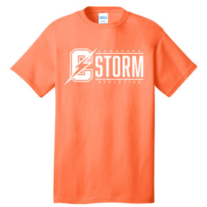 STORM Unisex Short Sleeve Tee-Neon Orange