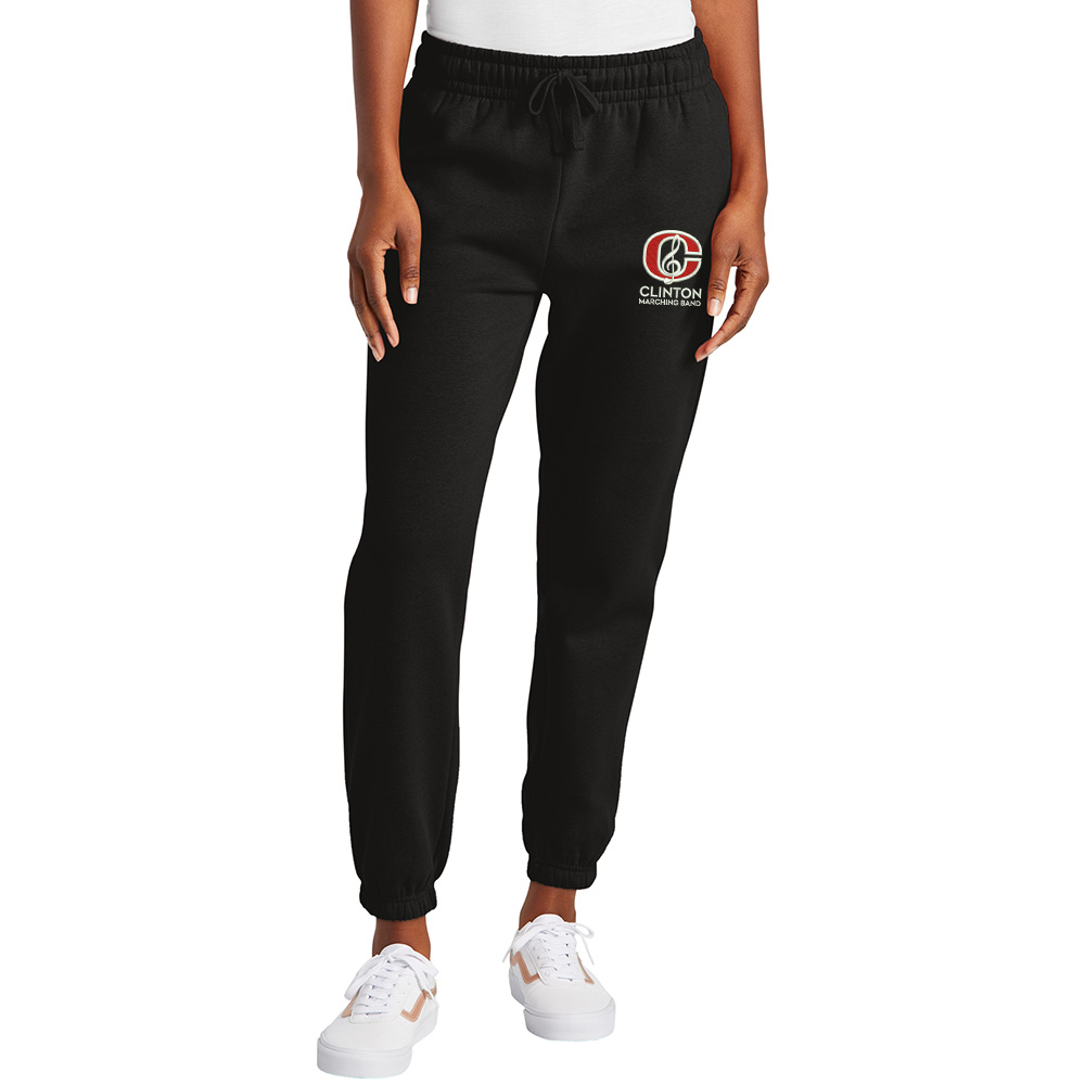 Clinton Marching Band District Women’s V.I.T. Fleece Sweatpant-Black