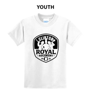 Clinton Marching Band Youth Short Sleeve Tee-White