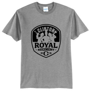 Clinton Marching Band Unisex Short Sleeve Tee-Athletic Heather