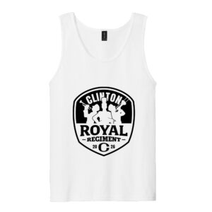Clinton Marching Band Ultra Cotton Tank Top Adult-White