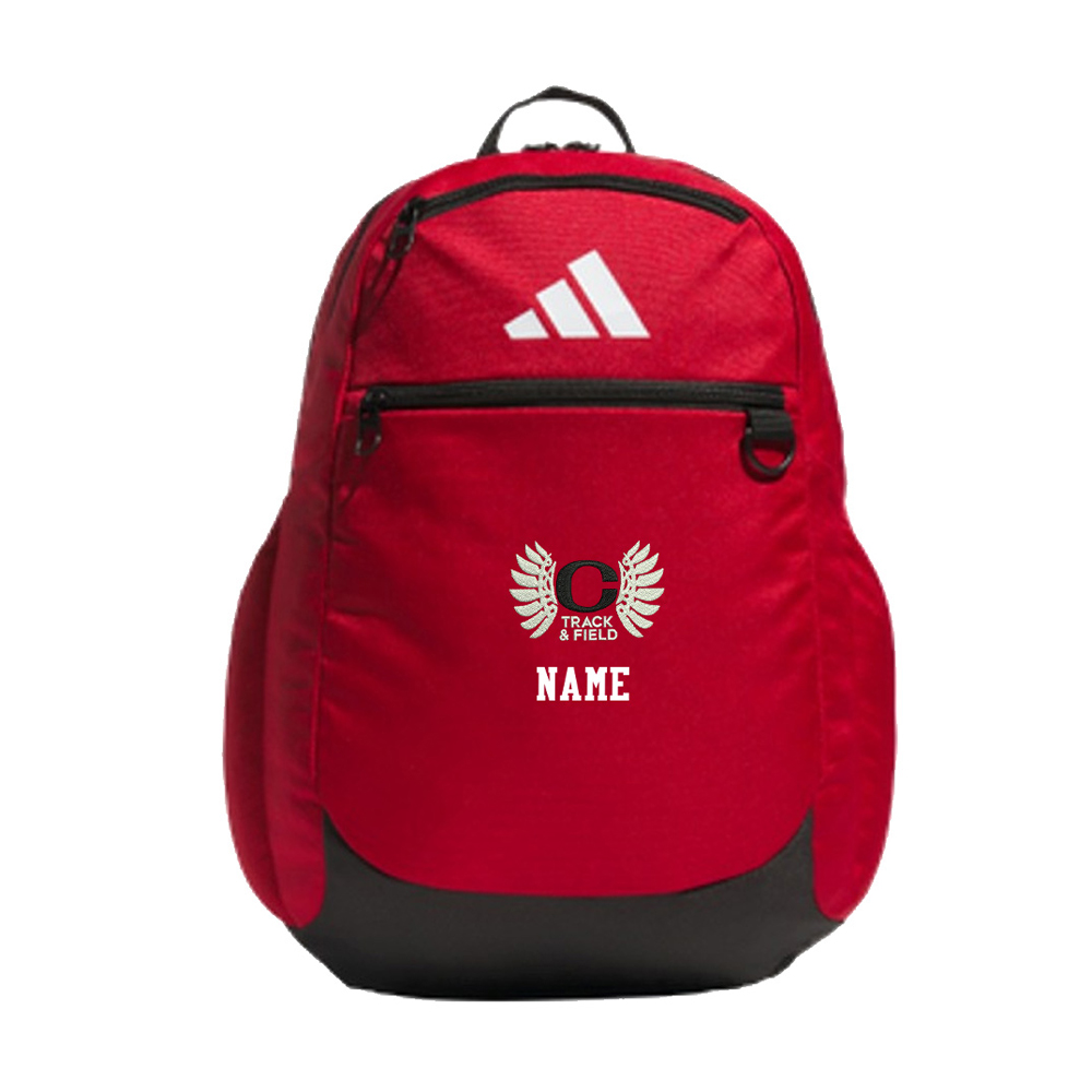Clinton Track Field Adidas Striker 3 Team Backpack -POWER RED