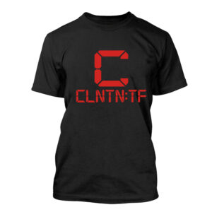 Clinton Track Field Unisex Short Sleeve Tee-Black