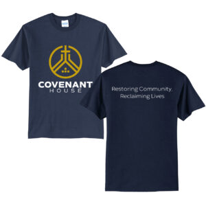 Covenant House Unisex Short Sleeve Tee-Navy