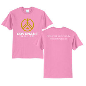 Covenant House Unisex Short Sleeve Tee-Candy Pink