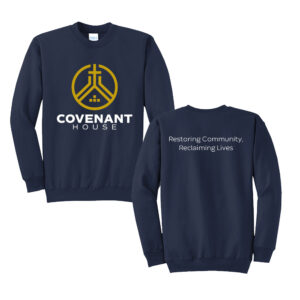 Covenant House Unisex Core Fleece Crewneck Sweatshirt-Navy