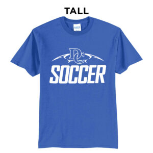 DC Soccer Tall Basic Short Sleeve Tee-Royal