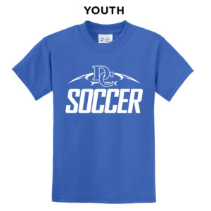 DC Soccer Youth Basic Short Sleeve Tee-Royal