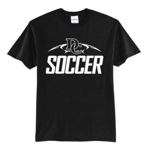 DC Soccer Unisex Short Sleeve Tee-Black