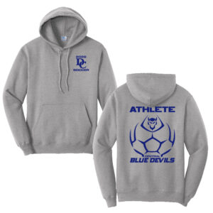 DC Soccer Unisex Fleece Hooded Sweatshirt-Athletic Heather