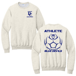 DC Soccer Unisex Core Fleece Crewneck Pocket Sweatshirt-Oatmeal Heather