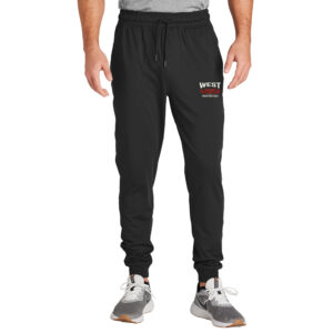 DW Girls Track Field Sport-Tek Men Sport-Wick Stretch Jogger-Black