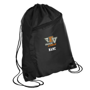 EV Track Field Port Authority Colorblock Cinch Pack-Black/Black