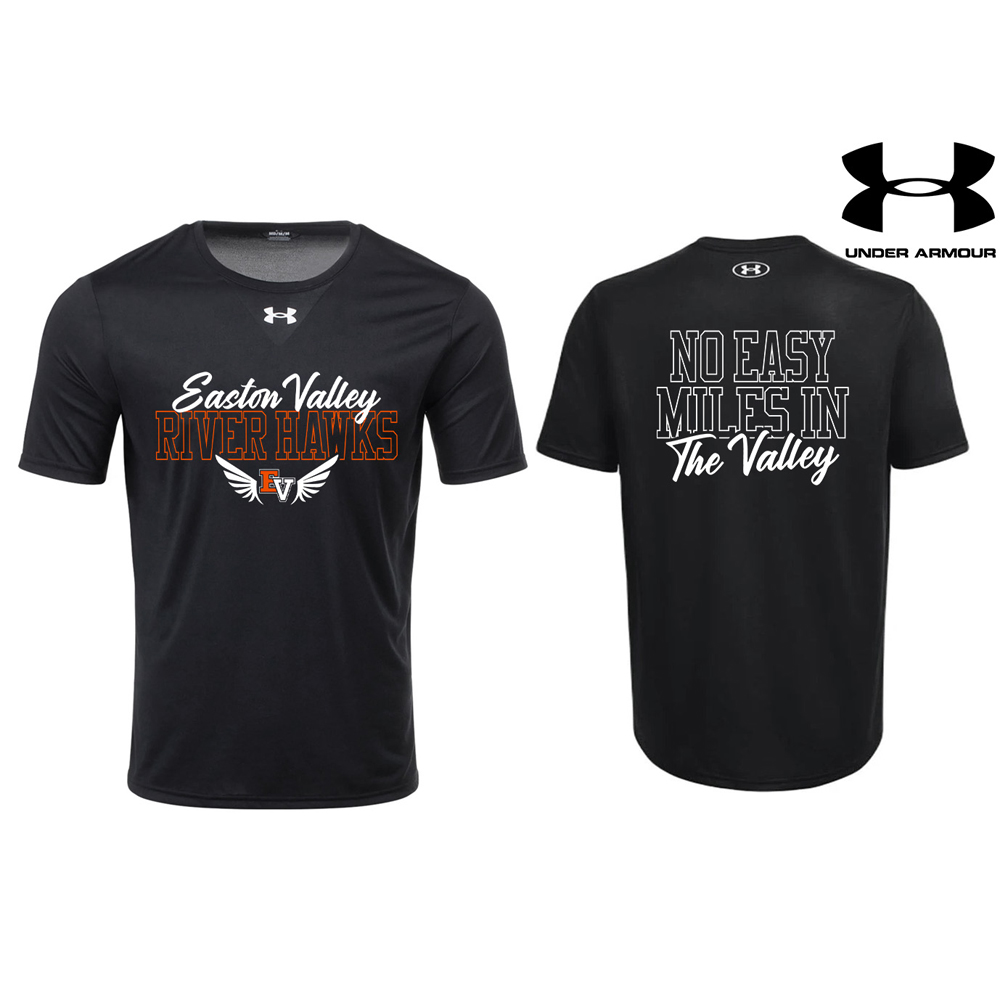 EV Track Field Under Armour short sleeve Men's Team Tech Tee-Black