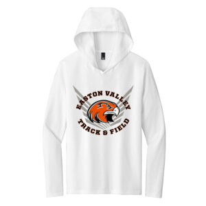 EV Track Field District Made Mens Perfect Tri Long Sleeve Hoodie-White