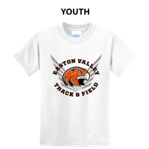EV Track Field Youth Short Sleeve Tee-White