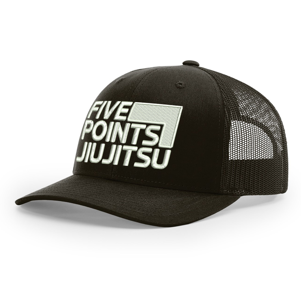 Five Point Jiu Jitsu Richardson Pro Crown Mesh Back solid color Adjustable back cap Solid-Coffee