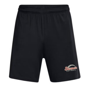 Steamer Softball Under Armour Men’s UA Tech Vent 7″ pocketed Shorts-Black