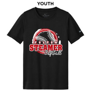 Steamer Softball Nike Youth Swoosh Sleeve rLegend Tee-Black