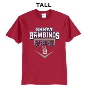 Great Bambinos BB Tall Short Sleeve Tee-Red