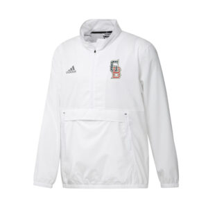 Great Bambinos BB Adidas Stadium 1/4 zip woven pullover – WHITE (XL-3x)