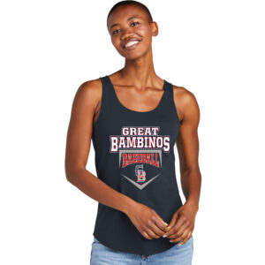 Great Bambinos BB District Women’s Perfect Tri Relaxed Tank-new Navy