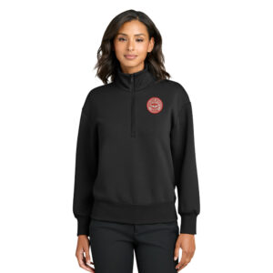GV Nursing Mercer Mettle Women’s Soft Spacer 1/4-Zip-Deep Black