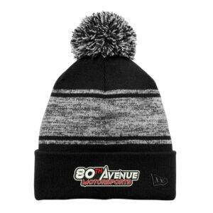 IATVHSS New Era Knit Chilled Pom Beanie-Black/Graphite