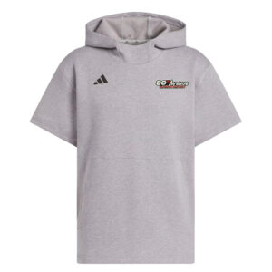 IATVHSS Adidas Adult NWV Short Sleeve Hoodie- Medium Grey Heather  (3xs-3x)